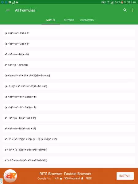 All Formulas 5