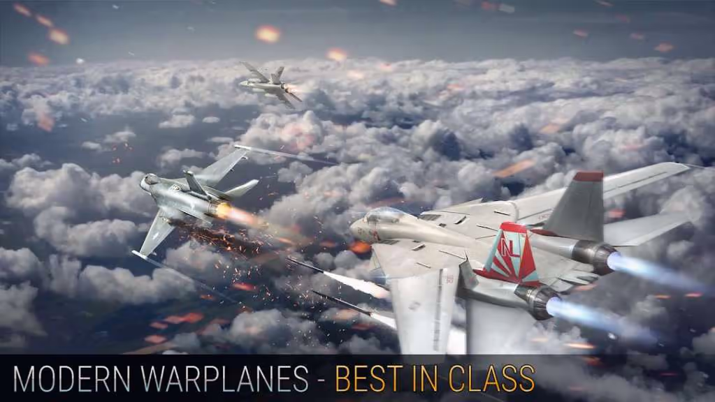 Modern Warplanes: PvP Warfare - دانلود بازی اکشن و جنگی نبرد هوایی هواپیماهای مدرن و پیشرفته اندروید