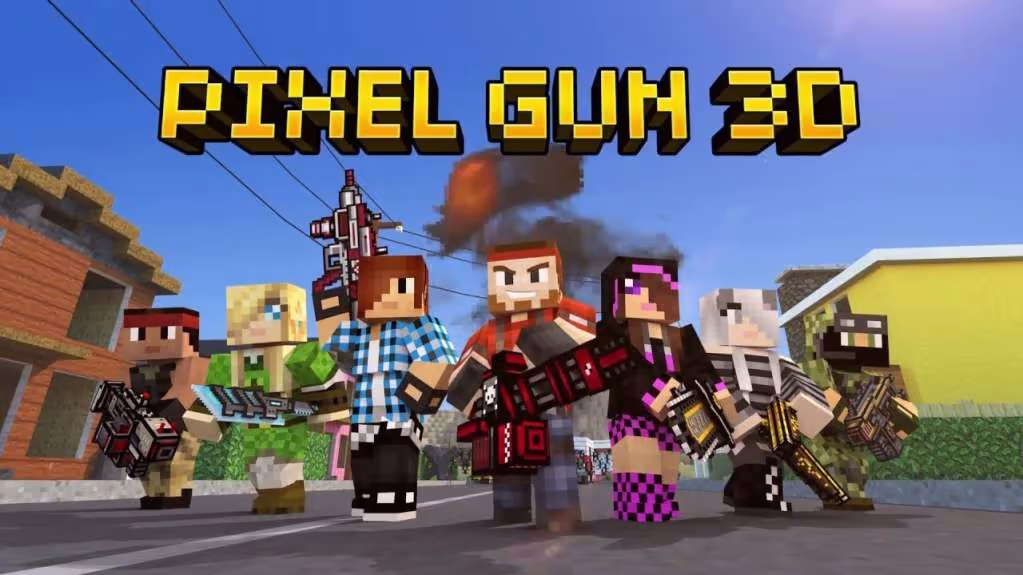 Pixel Gun 3D - دانلود بازی جذاب، پرطرفدار، اکشن، شوتر و تیراندازی جنگ خیابانی تفنگ داران پیکسلی با زامبی‌ها اندروید مود و هک پول بی‌نهایت