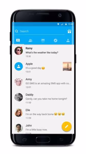 GO SMS Pro Messenger Free Themes Emoji 3