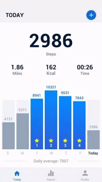 Pedometer Step Counter Free Calorie Burner 1