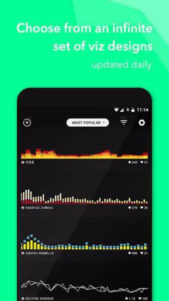 Muviz Navbar Music Visualizer 6