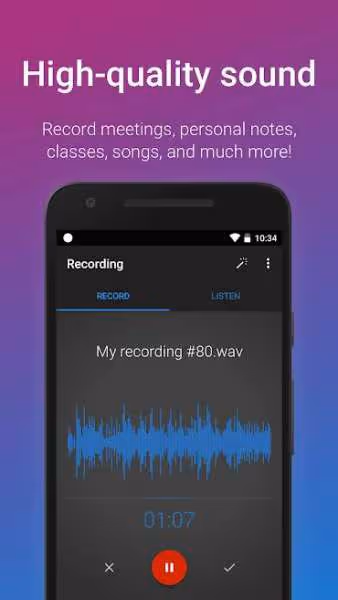 Easy Voice Recorder Pro 1