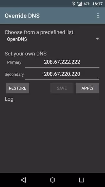 Override DNS 2