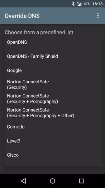 Override DNS 3