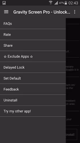 Gravity Screen On Off 5