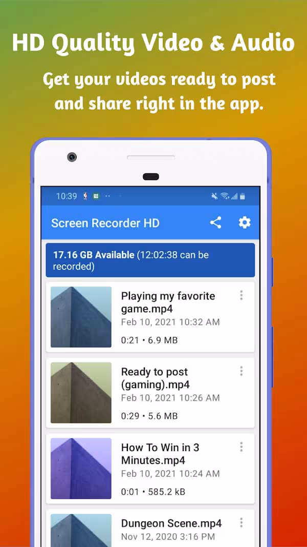 Screen Recorder: Facecam Audio