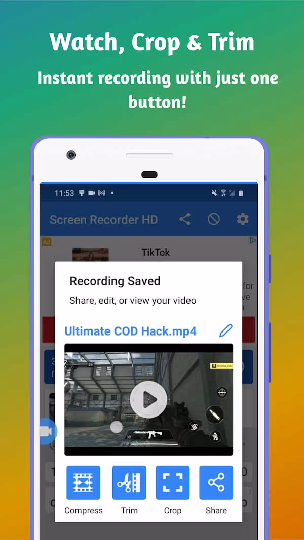 Screen Recorder: Facecam Audio