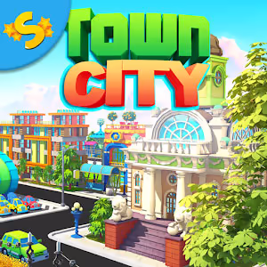 Town City Village Building Sim Paradise Game icon