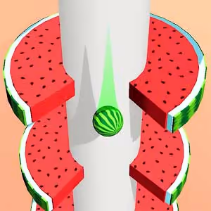 Helix Jump بازی چالش مارپیچ هلیکس جامپ