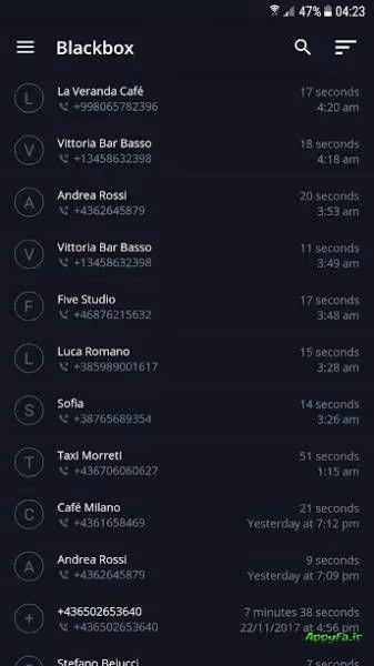 Call recorder Blackbox 1