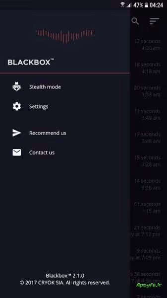 Call recorder Blackbox 3