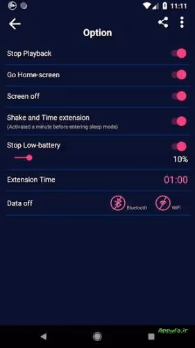 Cozy Timer Sleep timer for comfortable nights 3